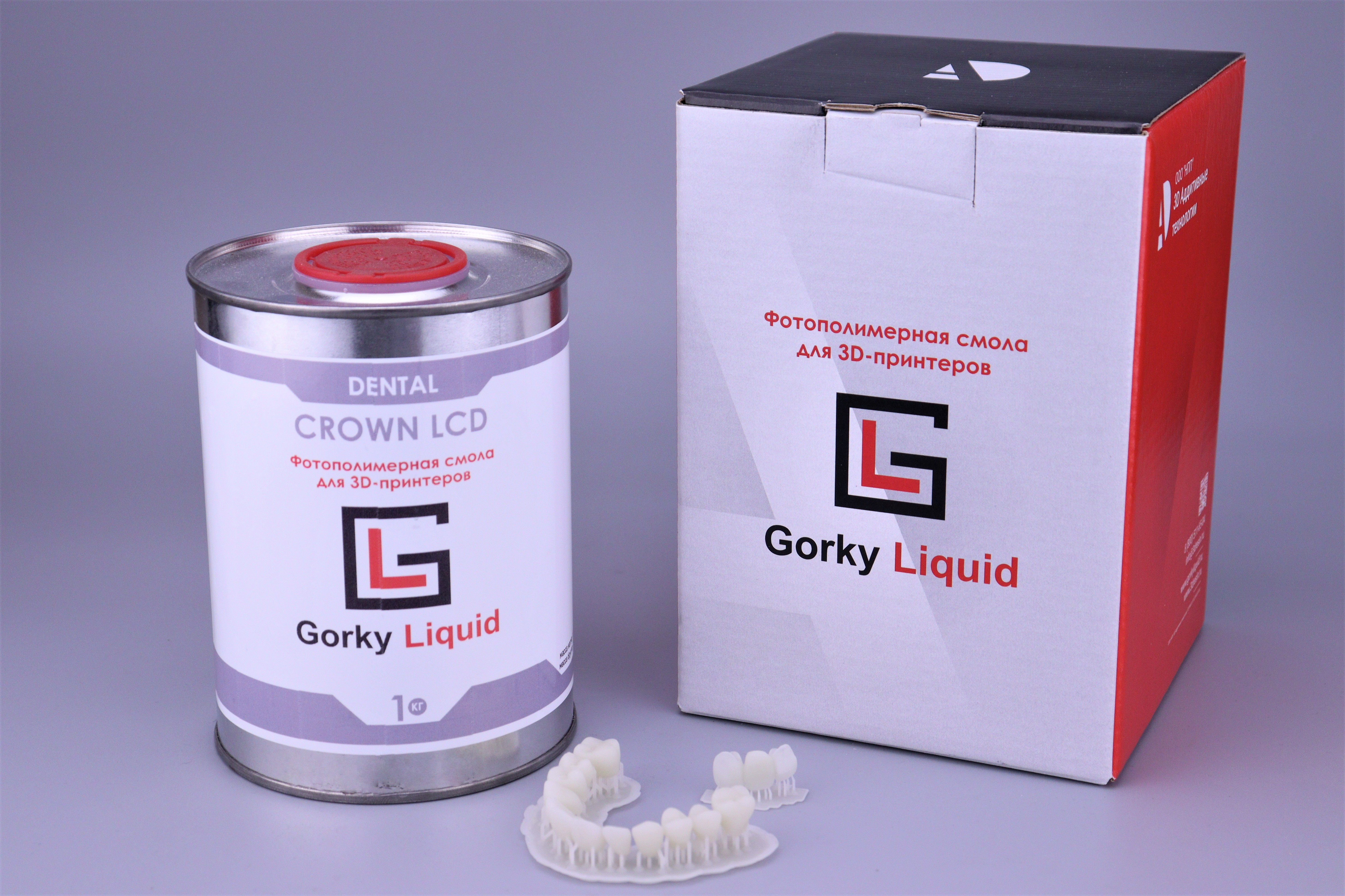 "Dental Crown" A1-A2 LCD/DLP 1 кг фотополимерная смола Gorky Liquid