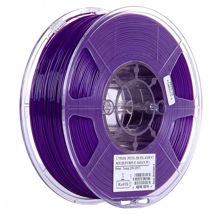 Катушка PETG-пластика ESUN 1.75 мм 1кг., пурпурная