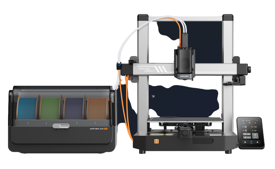 3D принтер Anycubic Kobra 3 Combo