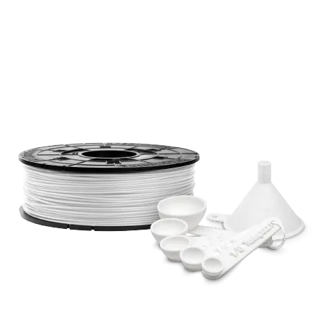 Катушка антибактериального пластика PLA XYZPrinting - Белый [600гр] NFC
