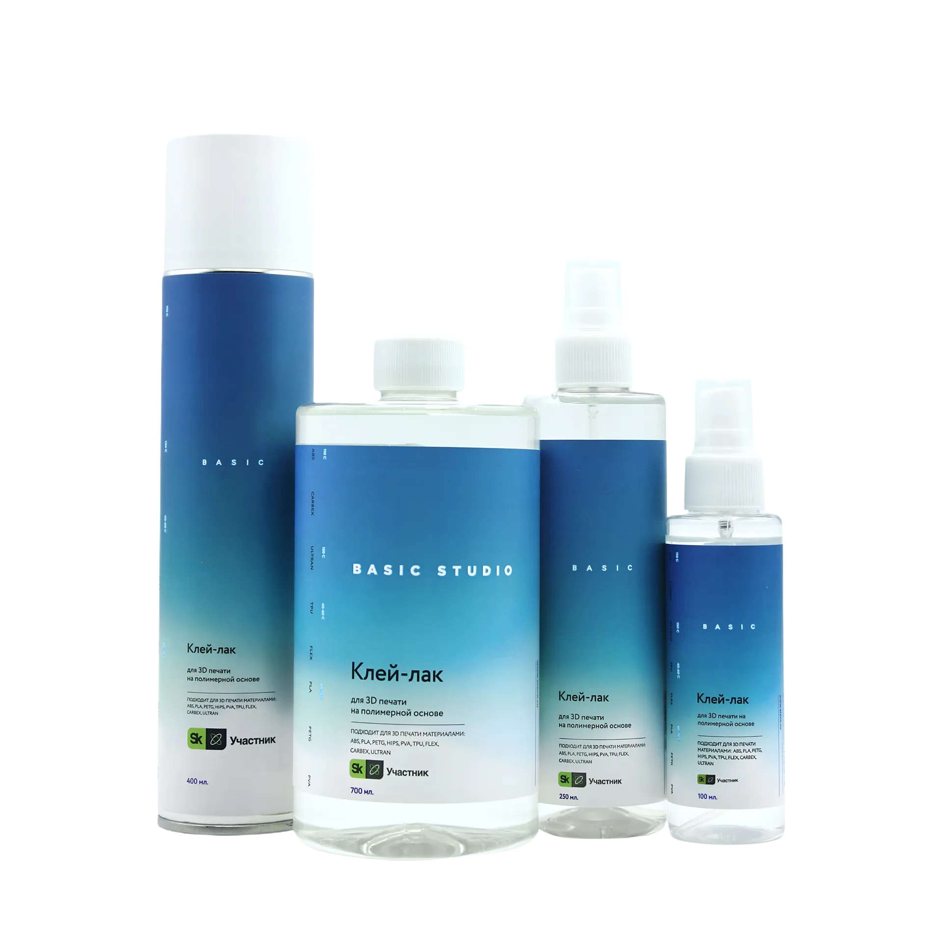 Клей-лак для FDM-печати ATECO Basic 250 мл