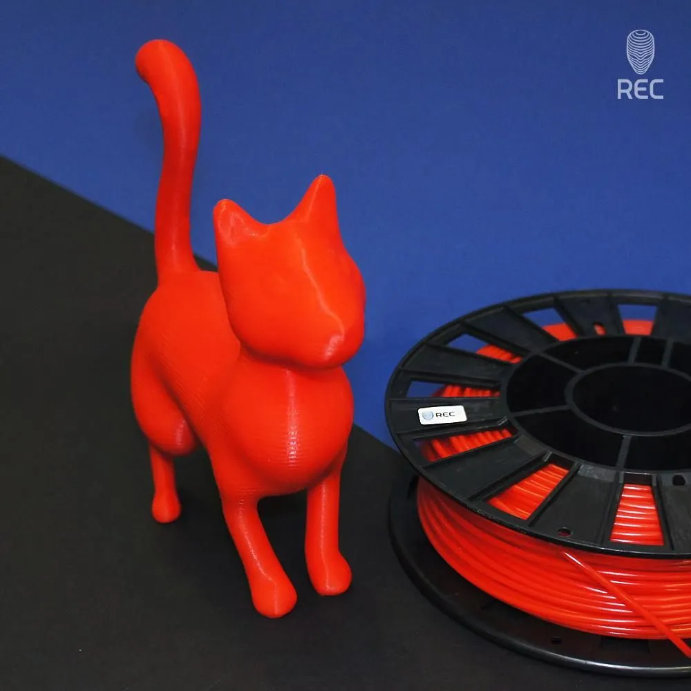 REC PLA пластик 1,75 Красный 2 кг