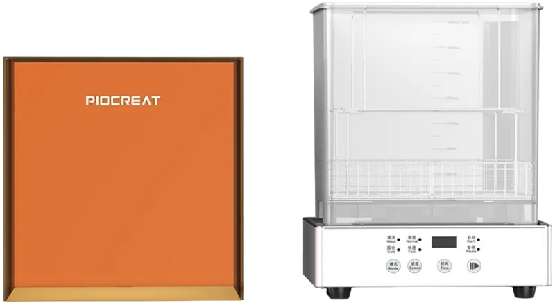 Полимеризационная камера (УФ-камера) и Мойка PioCreat CW01