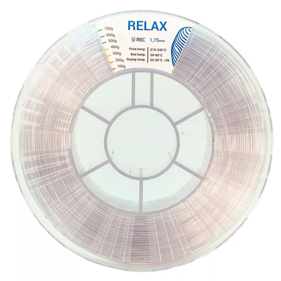 RELAX пластик REC 1.75мм прозрачный 0.75кг