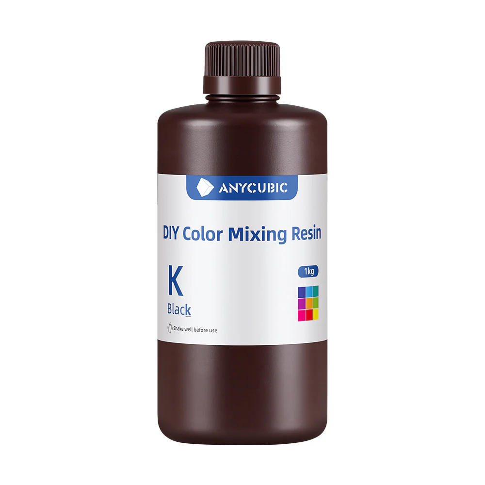 Фотополимерная смола Anycubic DIY Color Mixing Resin черная, 1 кг