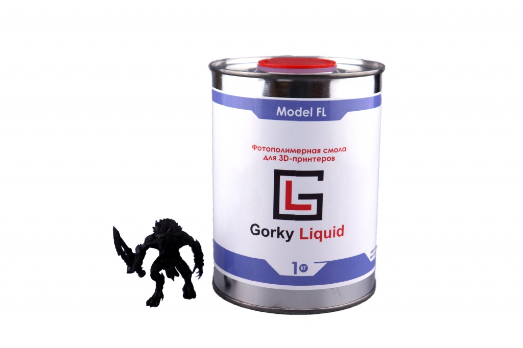 "Model FL" Black 1 кг фотополимерная смола Gorky Liquid