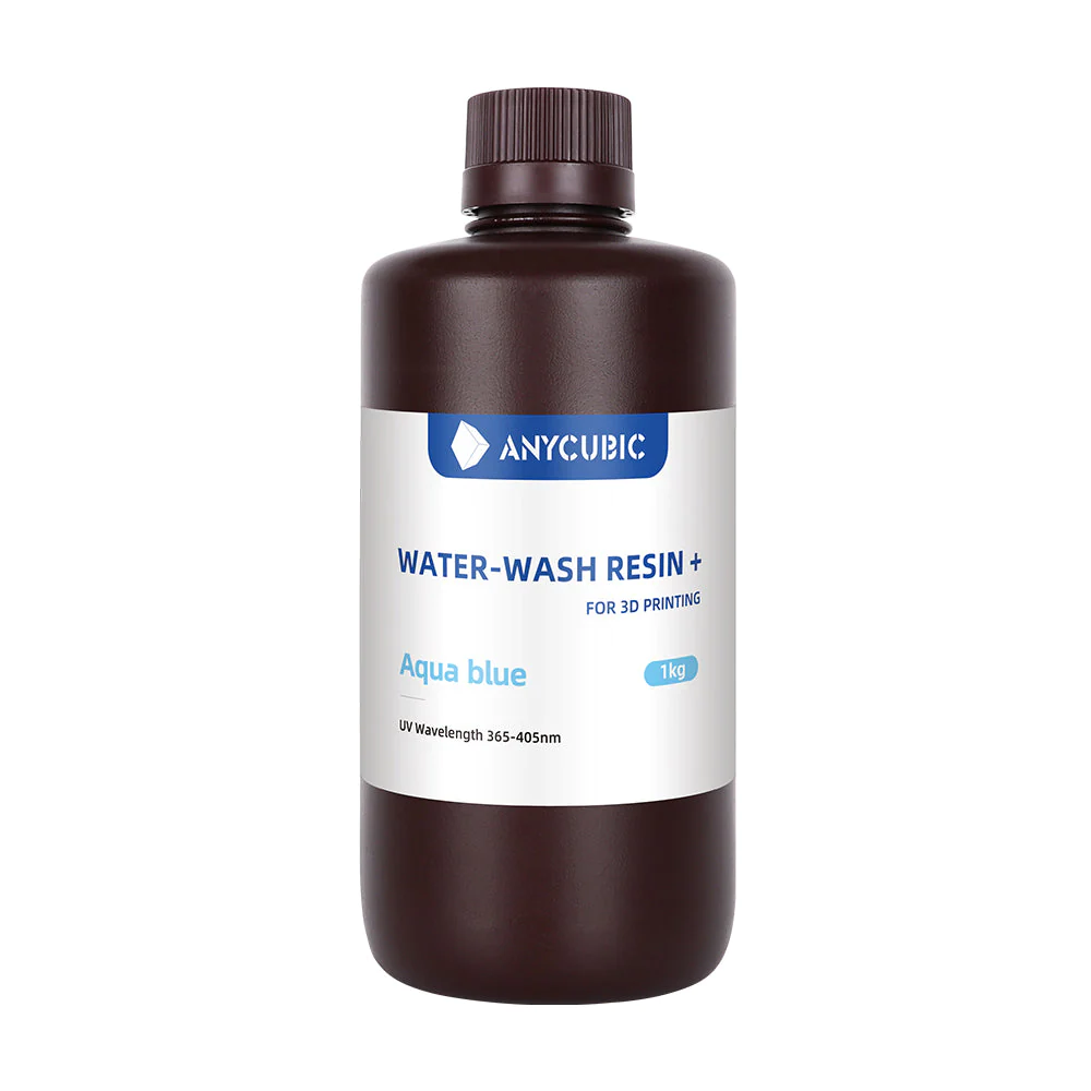 Фотополимер Anycubic Water-Wash Resin+ голубой