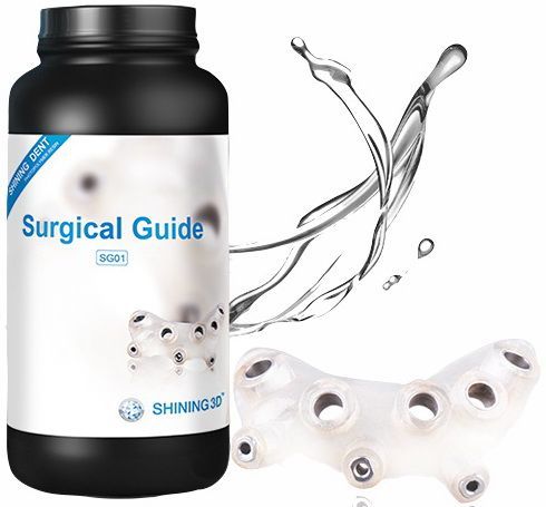 Фотополимер Shining 3D SURGICAL GUIDE (SG01), прозрачный, 1 кг