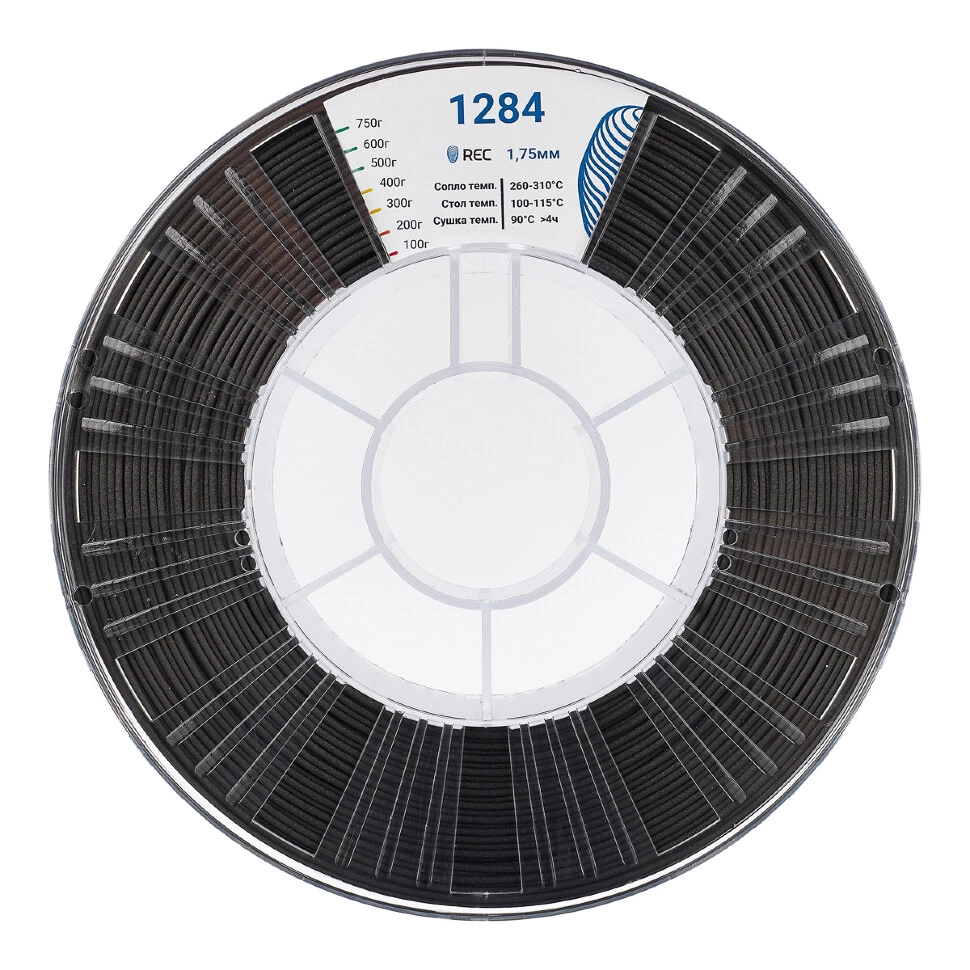 REC Printamid 1284 пластик 1.75мм Черный 0.75 кг