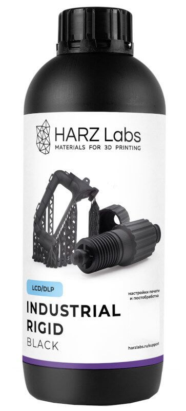 Фотополимер HARZ Labs Industrial Rigid Black (1 кг)