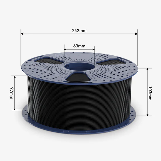 PLA Meta пластик SUNLU для 3D принтера 1,75 Серый 3 кг