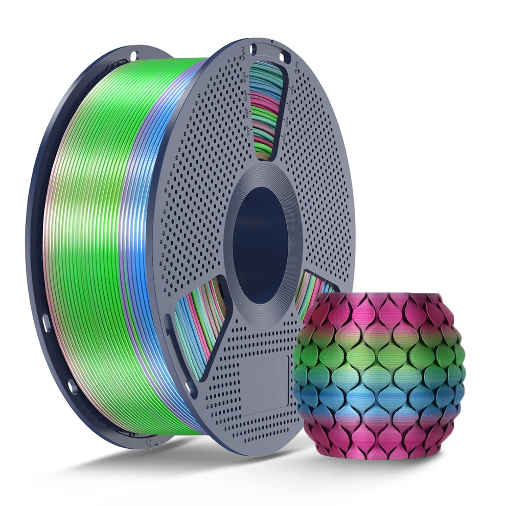 Silk PLA+ Rainbow пластик SUNLU