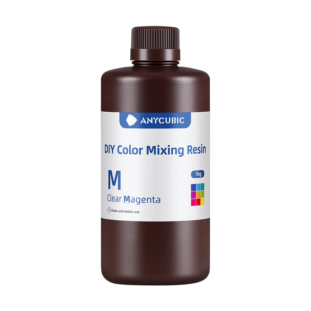 Фотополимерная смола Anycubic DIY Color Mixing Resin прозрачно-пурпурная, 1 кг