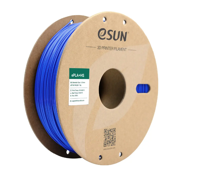 Катушка пластика ePLA+HS (высокоскоростной PLA) ESUN, 1.75 мм 1кг, синяя