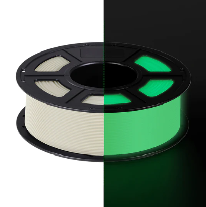 PLA пластик Anycubic 1,75 мм, люминесцентный зеленый (1 кг)