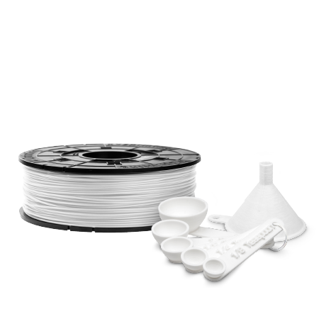 Катушка антибактериального пластика PLA XYZPrinting - Белый [600гр] NFC