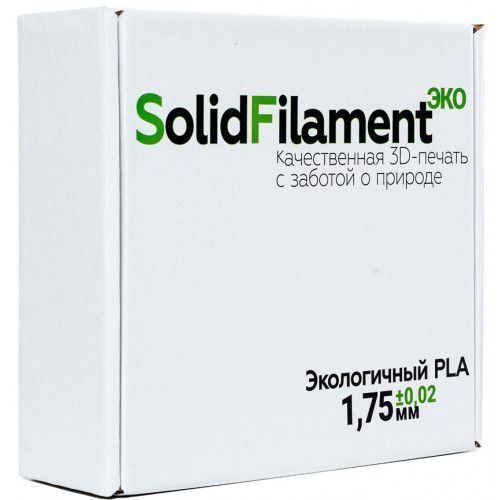PLA ECO пластик Solidfilament 1,75 мм красный 1 кг