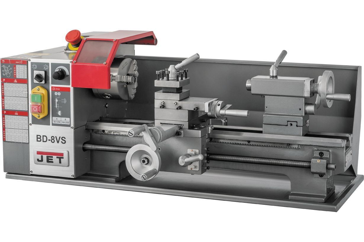 Настольный токарный станок по металлу JET BD-8VS