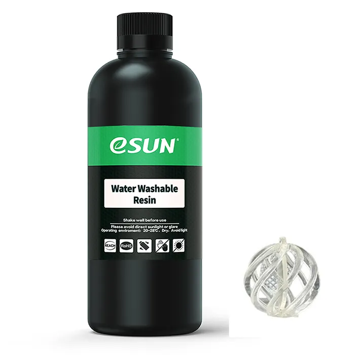 Фотополимер ESUN Water Washable прозрачный (0,5 л)