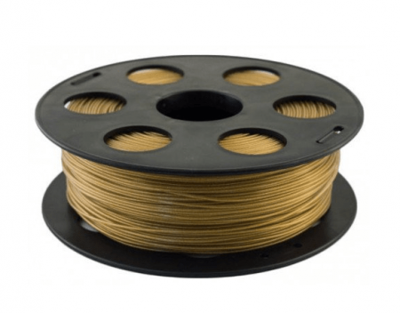 PETg пластик Bestfilament для 3D-принтеров золотистый металлик 1 кг 1,75 мм