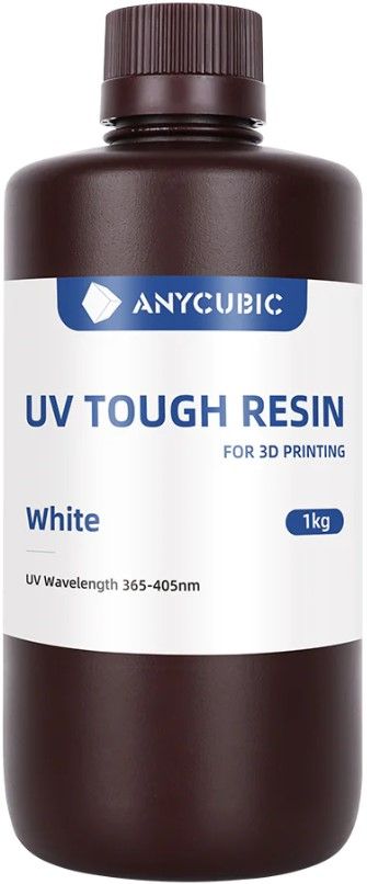 Фотополимер Anycubic UV Tough Resin, белый (1 кг)