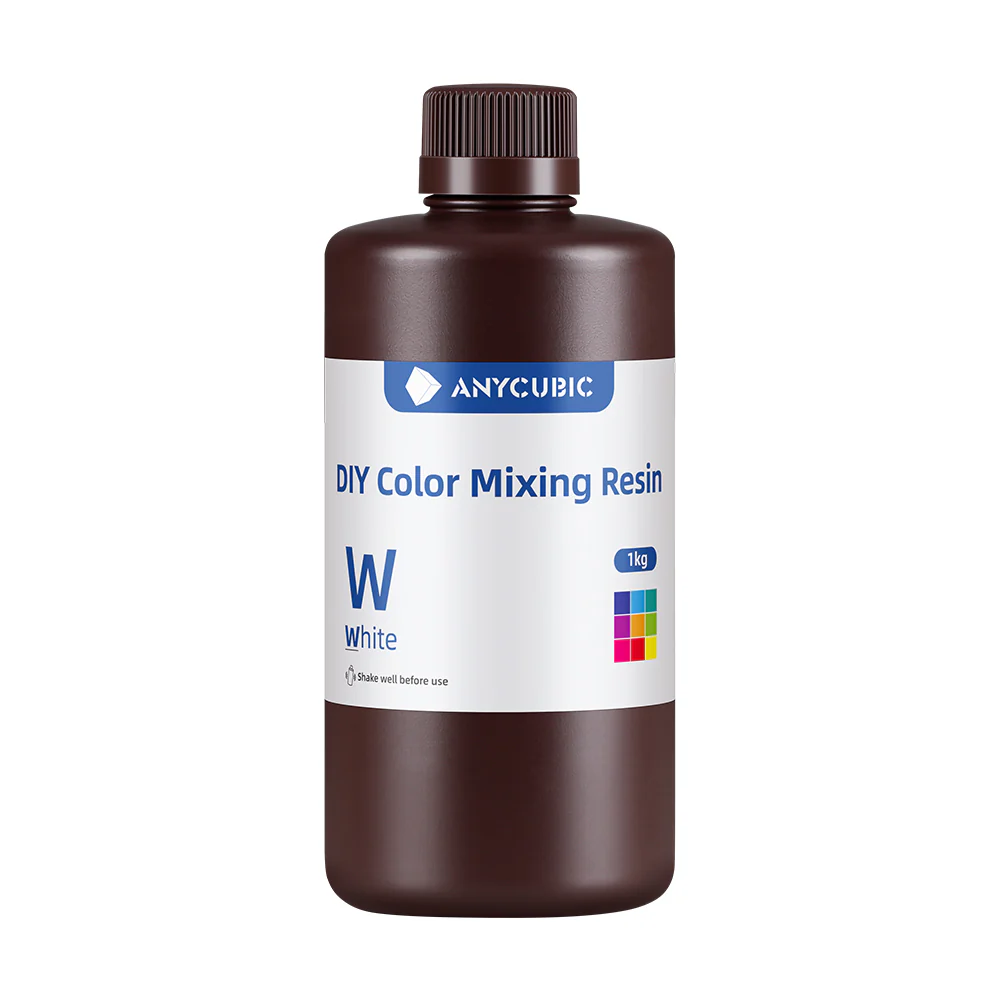 Фотополимерная смола Anycubic DIY Color Mixing Resin белая, 1 кг