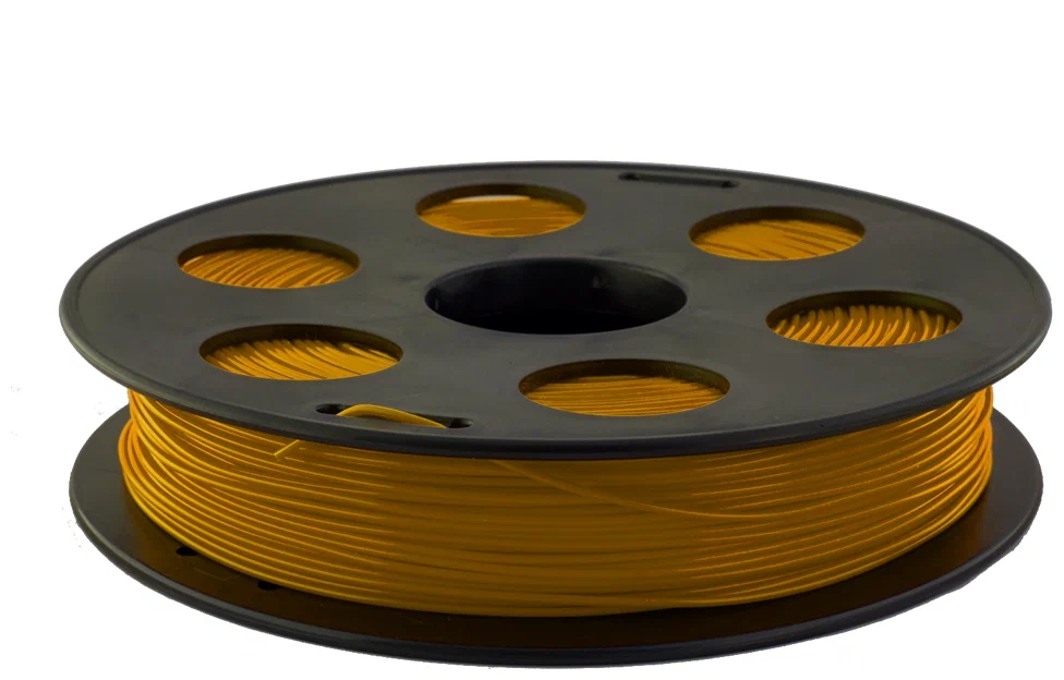 PLA пластик Bestfilament для 3D-принтеров золотистый металлик 0,5 кг 1,75 мм