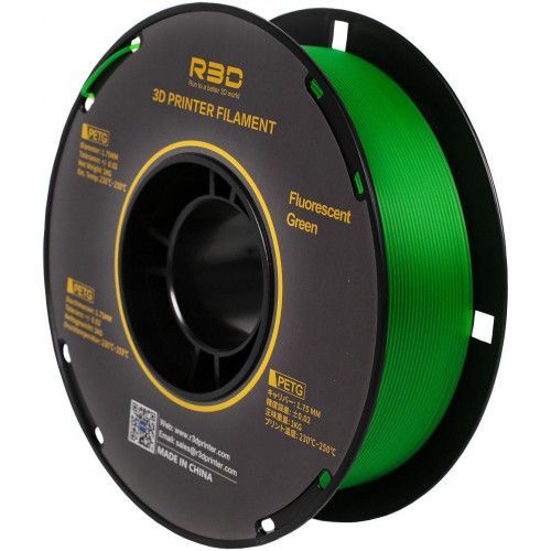 PETG пластик Solidfilament 1,75 мм флуоресцентный зеленый 1 кг