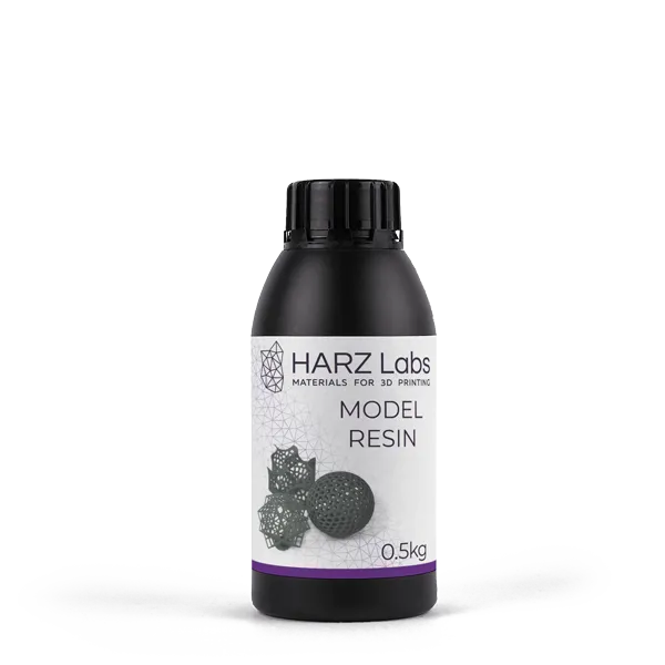 Фотополимер HARZ Labs Model Grey, серый (0,5 кг)