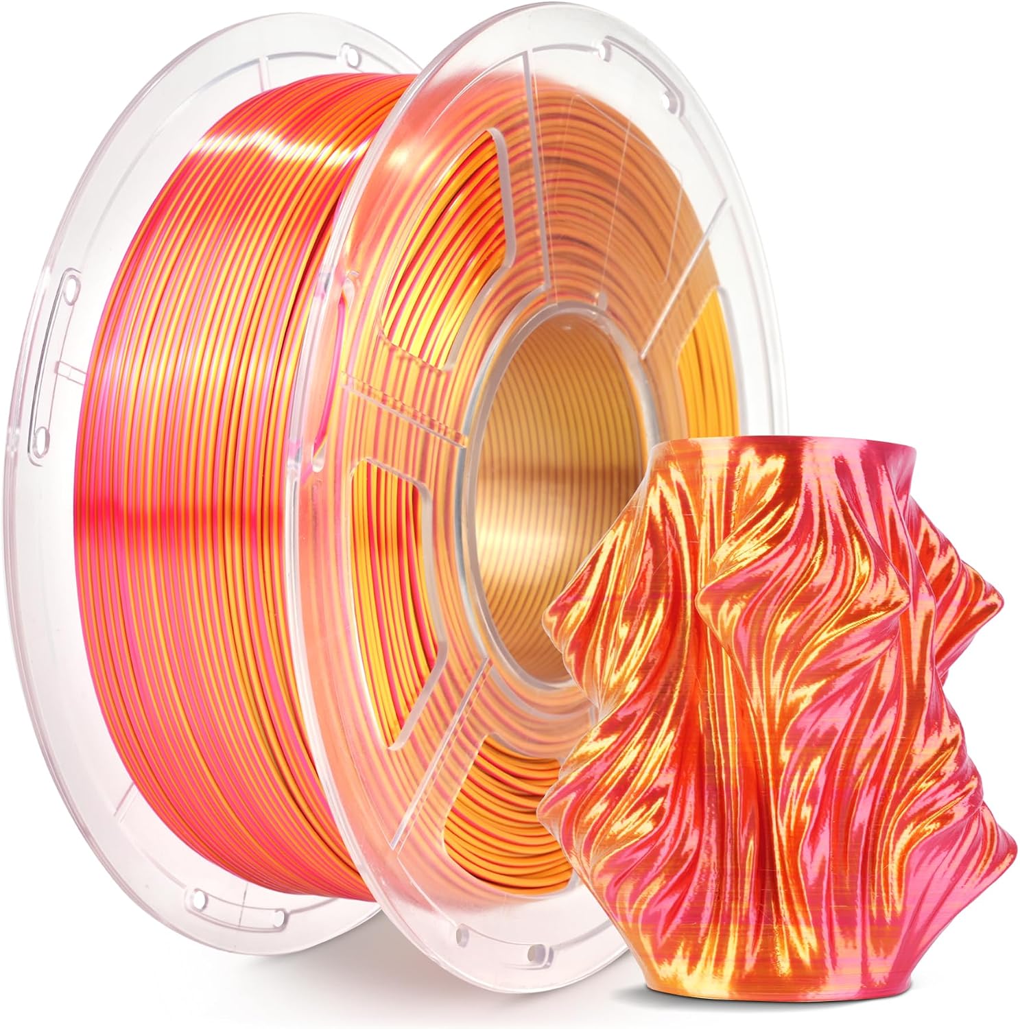Silk PLA+ Dual-Color пластик SUNLU