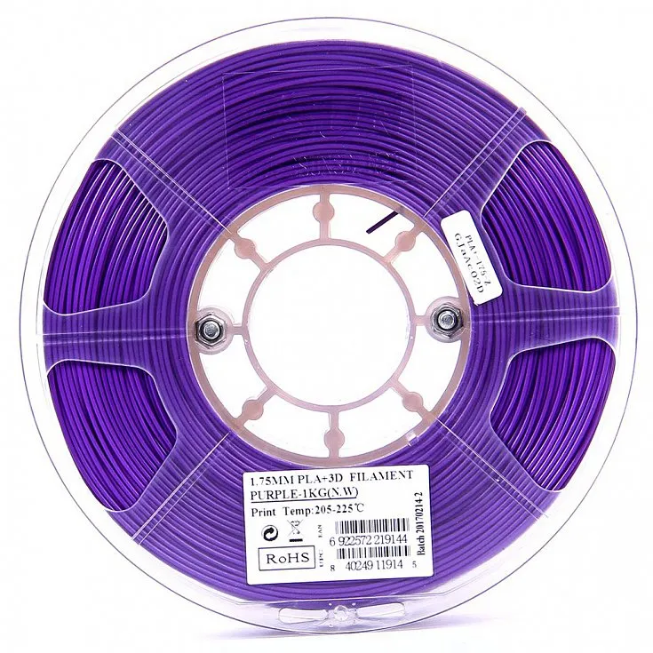 Катушка пластика PLA+ ESUN 1.75 мм 1кг., пурпурная