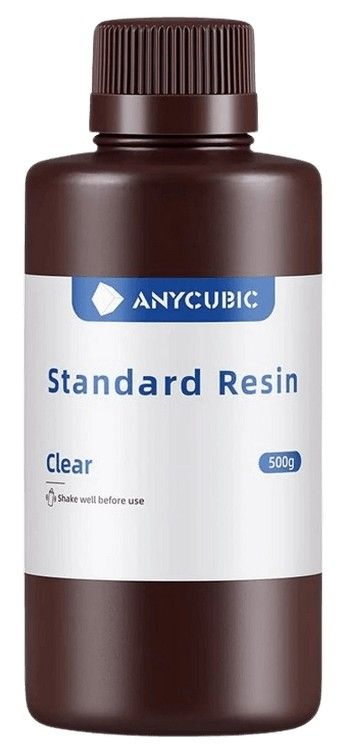 Фотополимер Anycubic Standard Resin прозрачный, 0,5 кг 