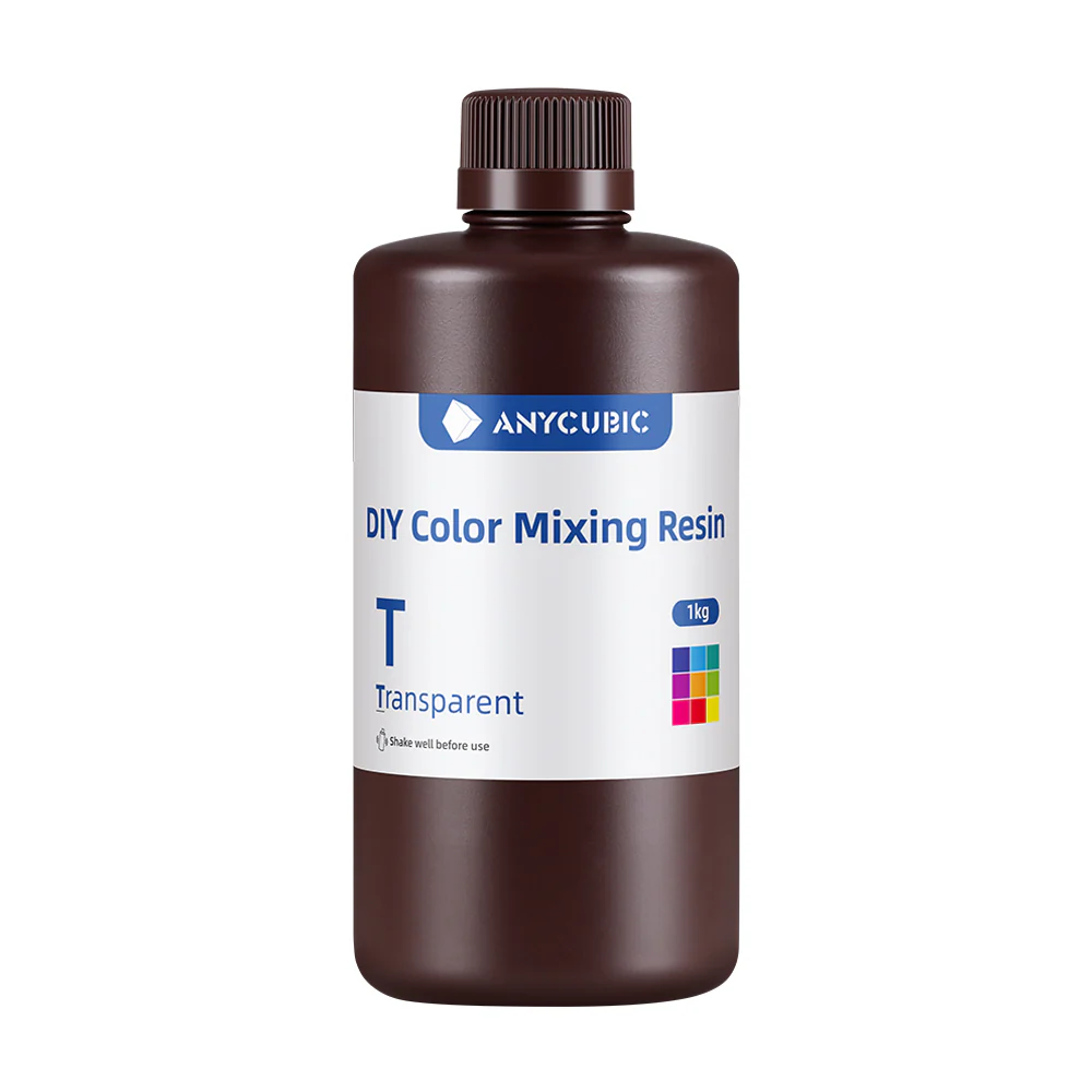 Фотополимерная смола Anycubic DIY Color Mixing Resin прозрачная, 1 кг