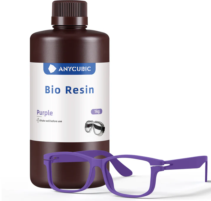 Фотополимерная смола Anycubic Bio Resin HD Фиолетовая 1 кг