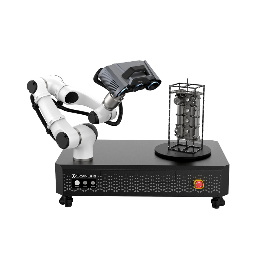 Роботизированная автоматизированная система 3D-контроля ScanLine RobotScan Q12