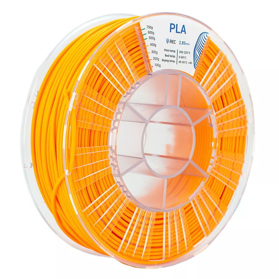 REC PLA пластик 2,85 Оранжевый 0.75 кг