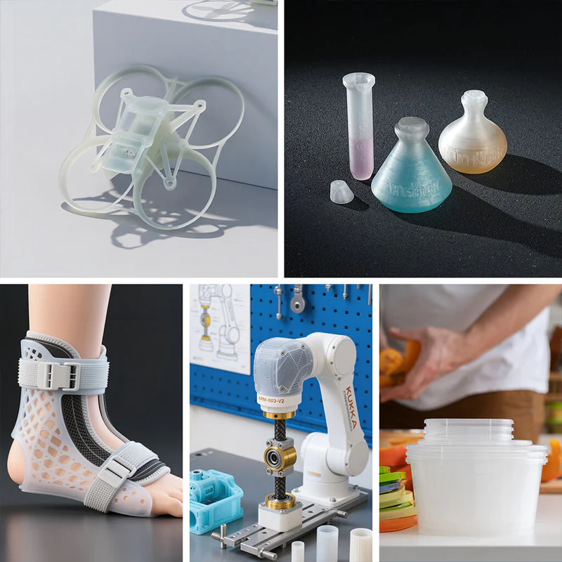 Пластик для 3D принтера Inslogic PP прозрачный 0.8 кг