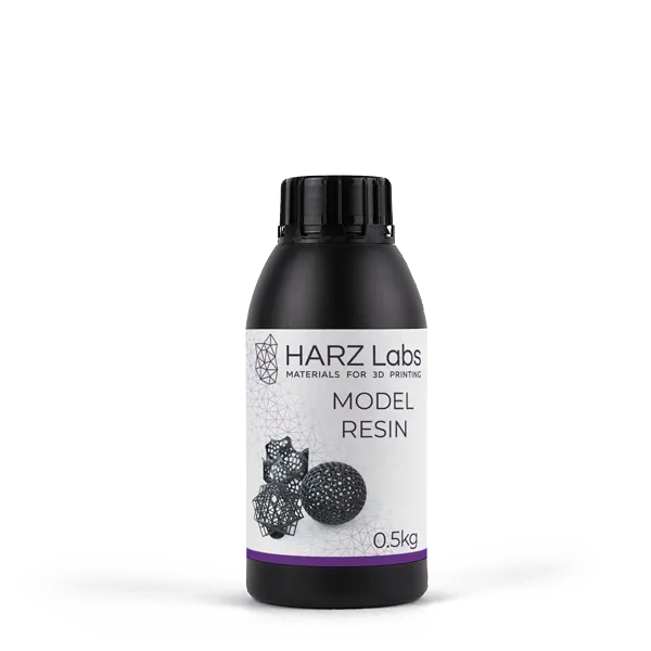 Фотополимер HARZ Labs Model Black, черный (0,5 кг)