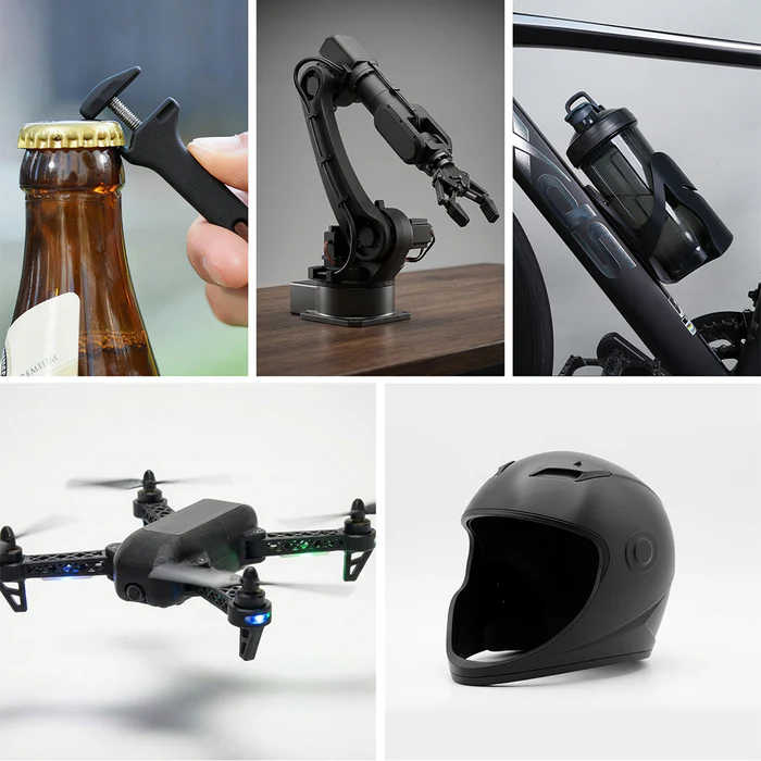 Пластик для 3D принтера Inslogic PETG-CF10 черный 1кг