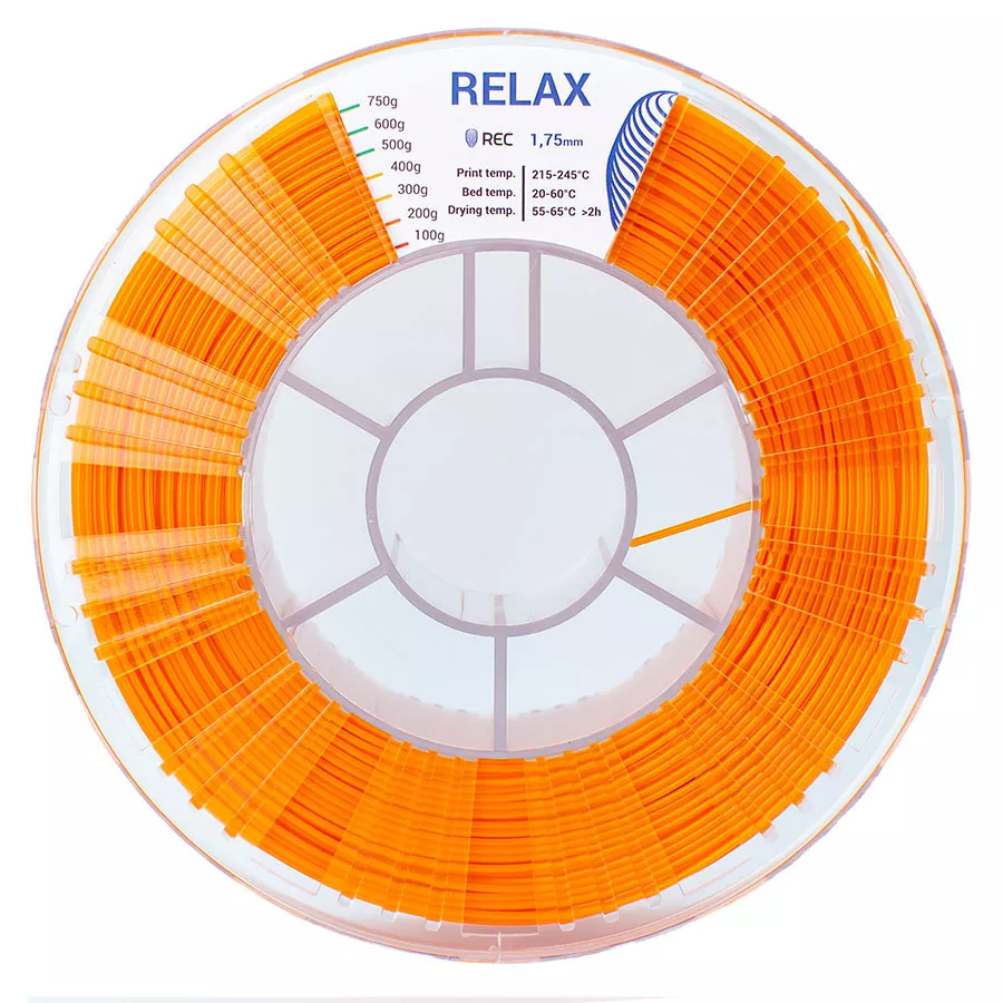 REC RELAX пластик REC 1.75мм оранжевый