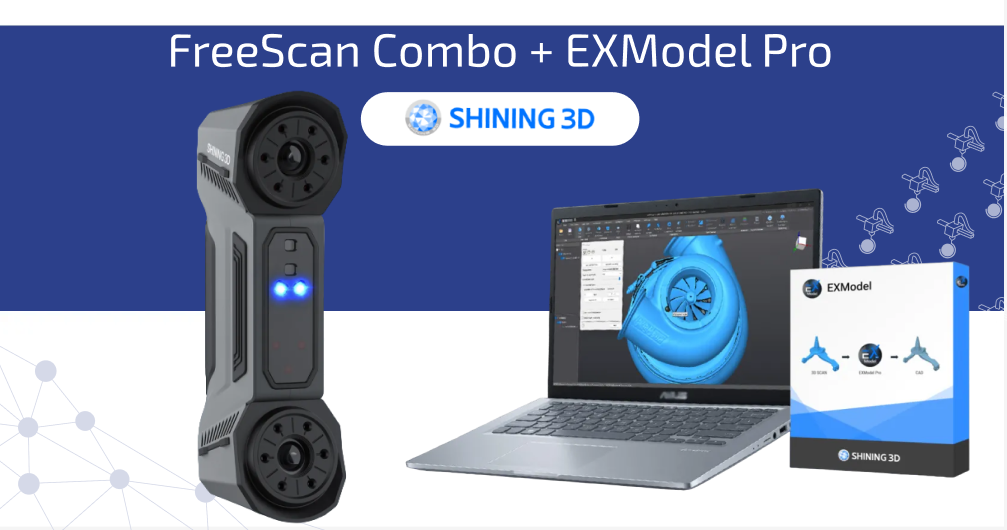 3D-сканер Shining 3D FreeScan Combo и Программное обеспечение EXModel Pro