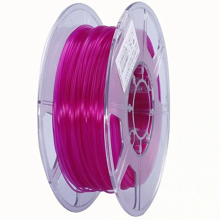 Катушка PLA-пластика ESUN 1.75 мм 1кг., прозрачно-пурпурная