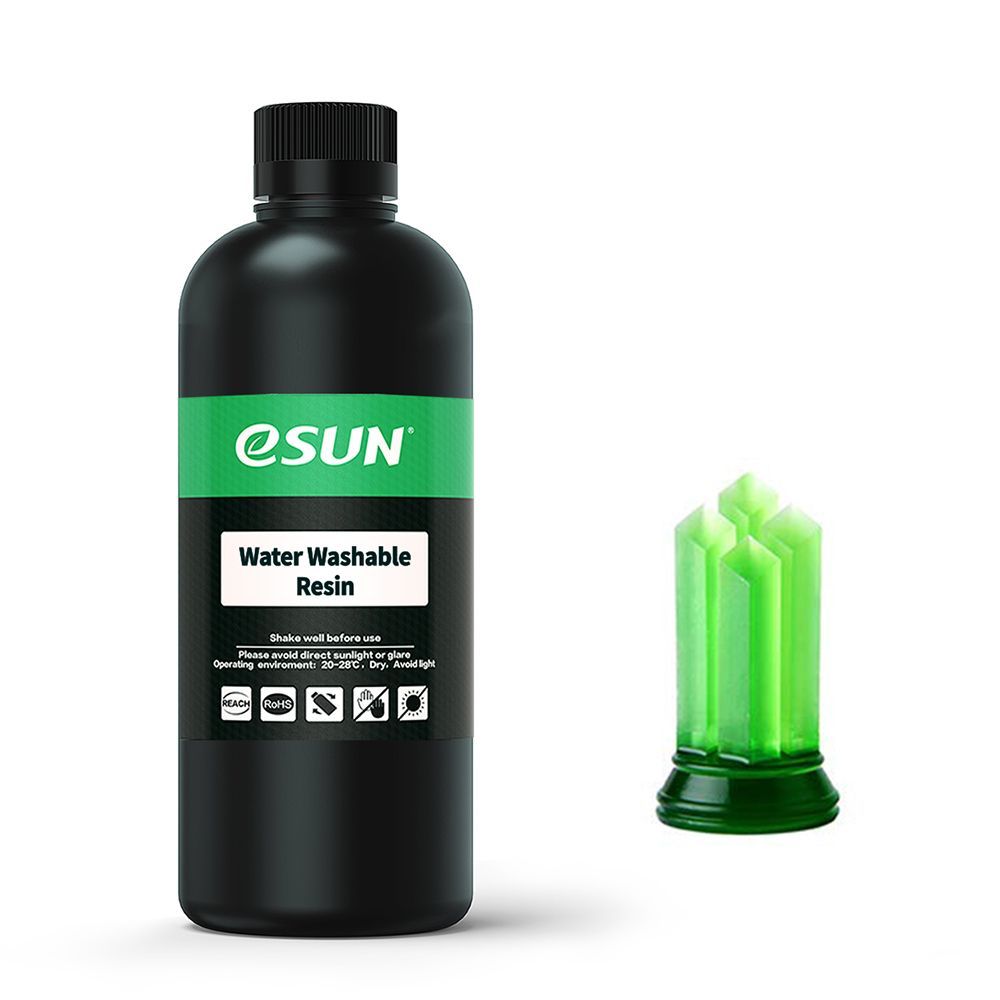 Фотополимер ESUN Water Washable прозрачно-зеленый (0,5 л)