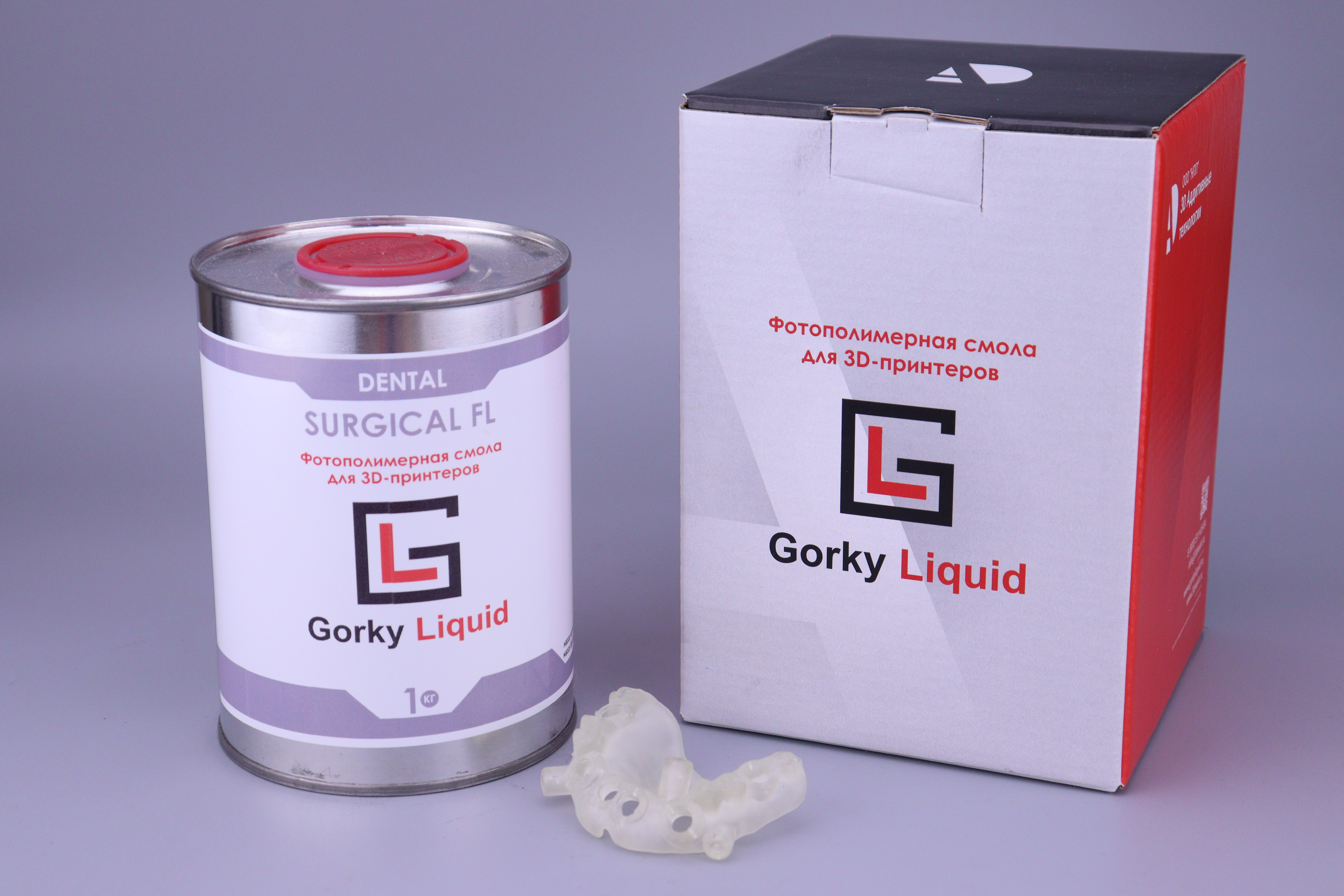 "Dental Surgical" Fl 1 кг фотополимерная смола Gorky Liquid