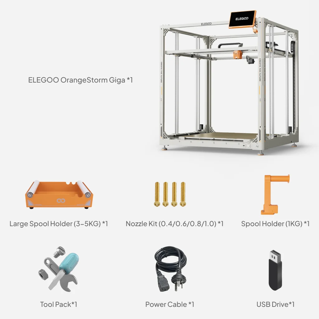 3D принтер Elegoo OrangeStorm Giga