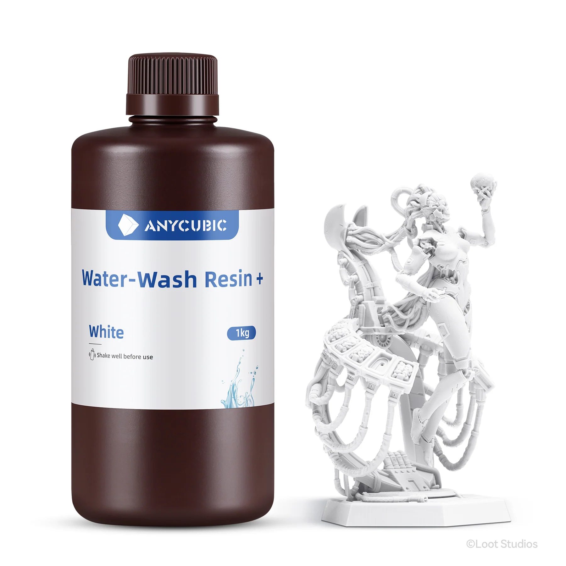 Фотополимер Anycubic Water-Wash Resin+ (1 кг)