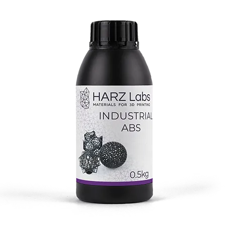 Фотополимер HARZ Labs Industrial ABS, черный (0,5 кг)