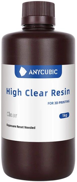 Фотополимер Anycubic High Clear Resin, прозрачный (1 кг)