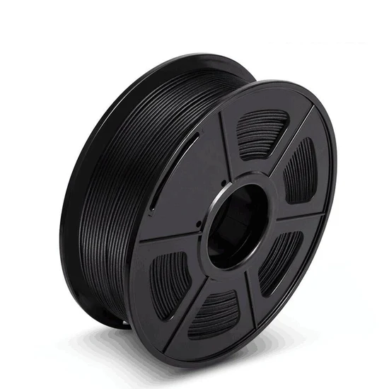 PLA Carbon Fiber пластик SUNLU для 3D принтера 1,75 Черный 1 кг