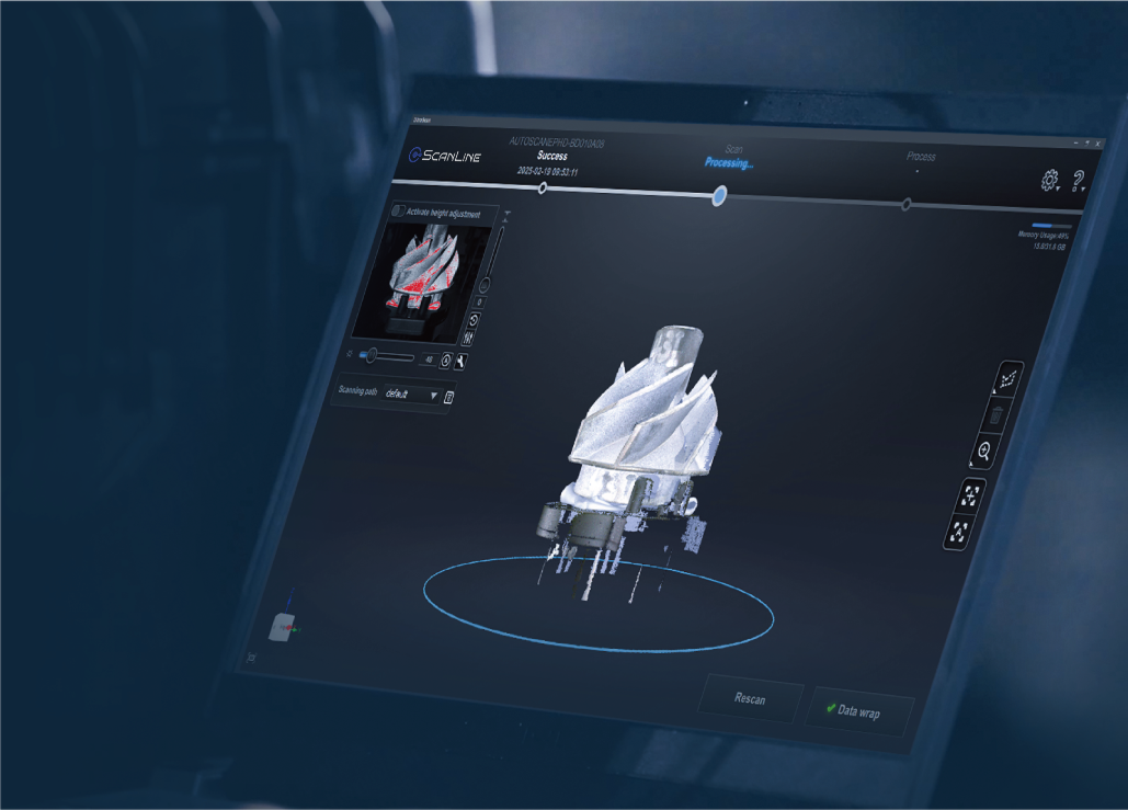 3D сканер ScanLine StaticScan Inspec2